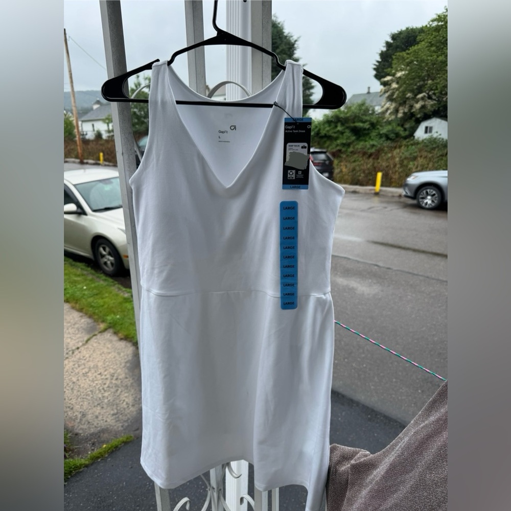 GAP White Athletic Dress